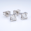 Solitaire oorstekers met briljant, 0,21 ct