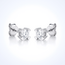 Witgouden diamant oorstekers 0.40 ct
