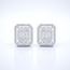 Witgouden diamanten oorknopjes 1.27 ct