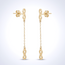 14 karaat gouden oorhangers met infinity symbool