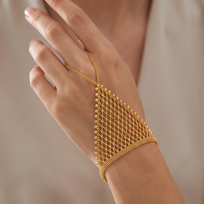 22 karaat gouden Sahmeran armband handgemaakt