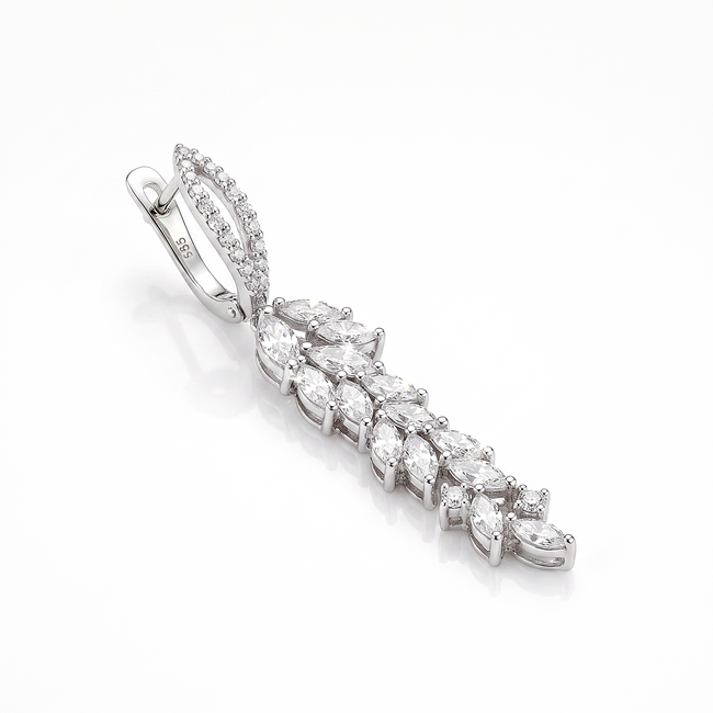 Diamanten oorbellen 1,22 caraat F/G SI
