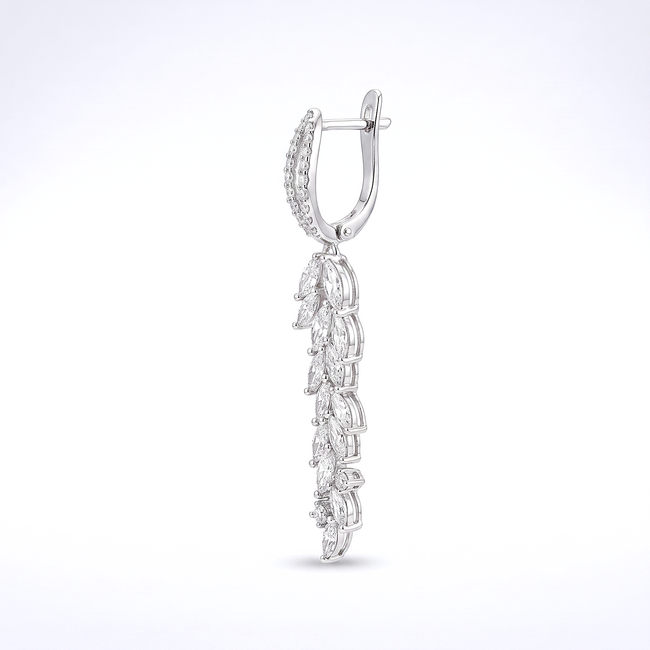 Diamanten oorbellen 1,22 caraat F/G SI