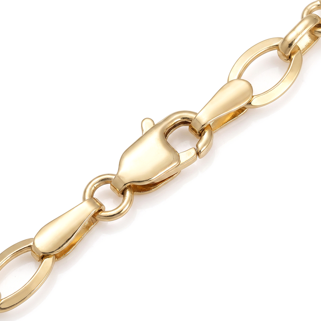14k gouden Labubu armband met naamplaatje