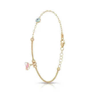 Kinderarmband Vlinder Nazar