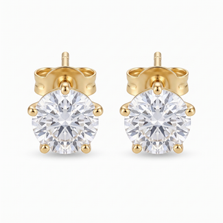 Solitaire Zirkonia Oorbellen