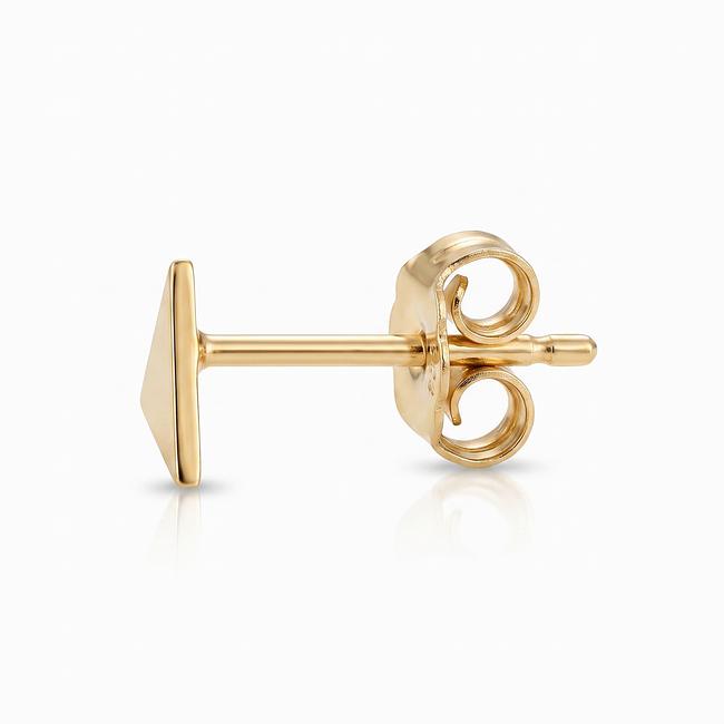 Gouden Minimalistische Driehoek Oorbellen