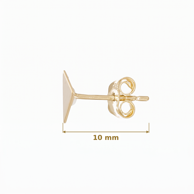 Gouden Minimalistische Driehoek Oorbellen