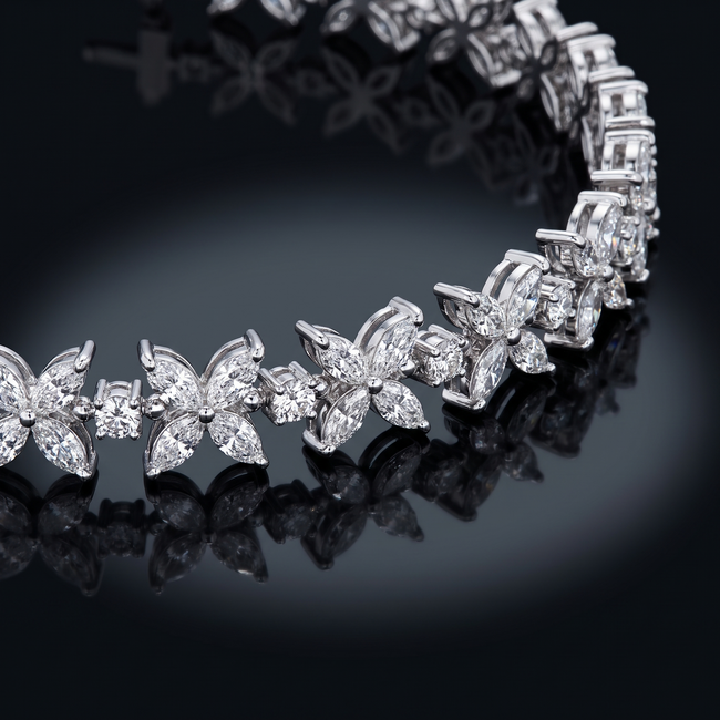 Diamanten armband  met 3.27 ct natuurlijke diamanten