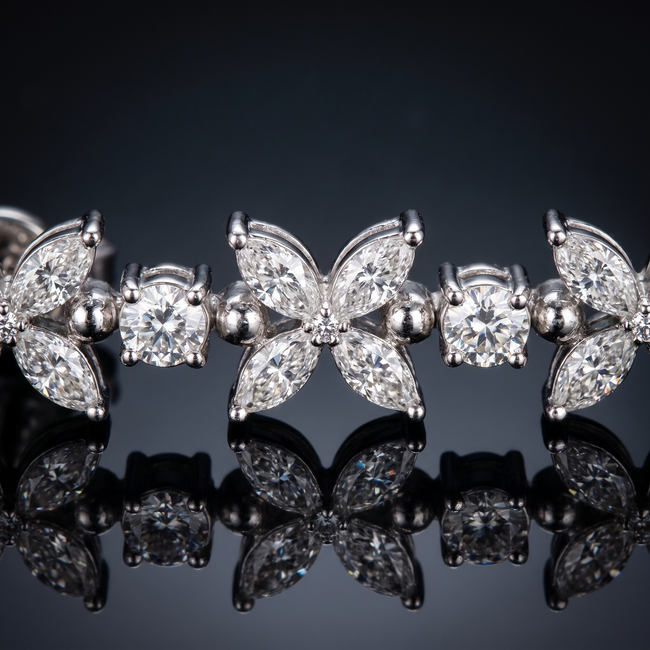 Diamanten oorbellen met 1.34 ct natuurlijke diamanten