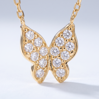 Gouden collier vlinder