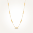 Gouden Collier Infinity Station 42-45cm