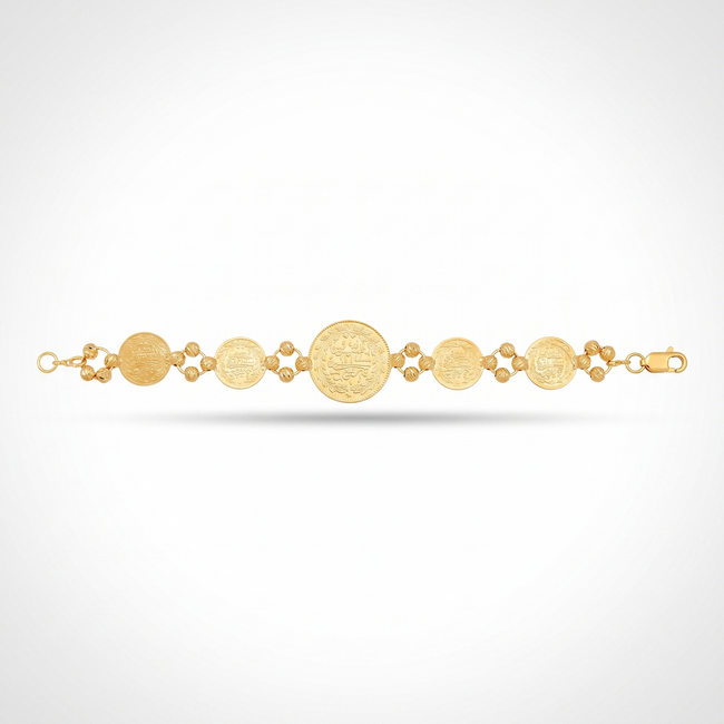 Reşat Armband Ceyrek Munten 22K 19,5-20,5cm