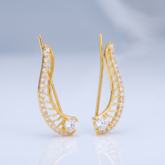 Ear Climber Zirkonia