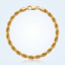 Rope Chain Armband 22K 4mm 20cm