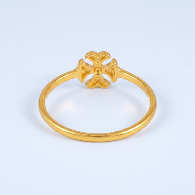 Klaver Ring Goud 22K