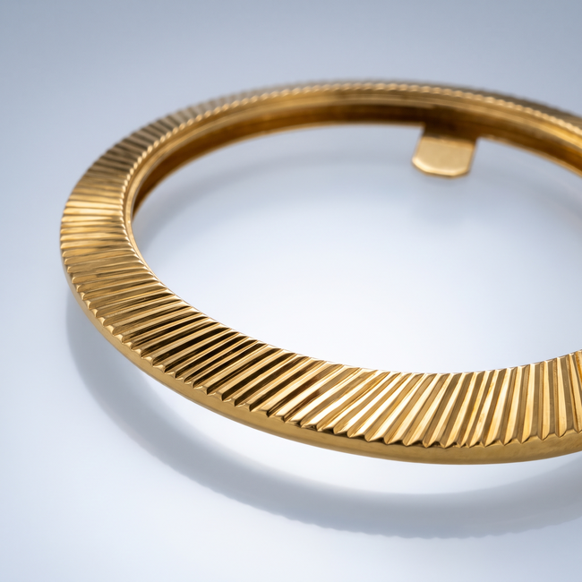 Gouden Ovale Hanger Voor Yarim Altin Ziynet Munt