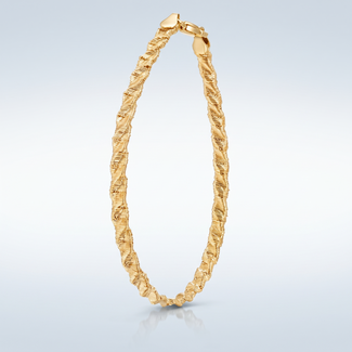 Gedraaide Armband Dames Goud