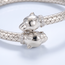 Zilveren Ronde Bangle Armband Met Panterkop Zirkonia