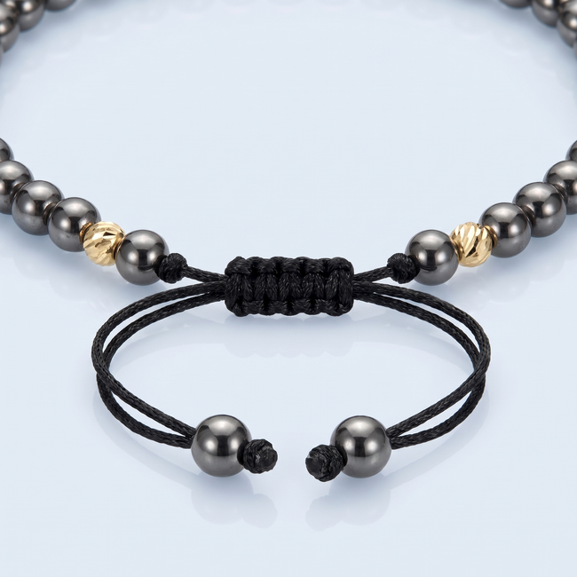 Gouden Dorika Armband Ronde Balletjes