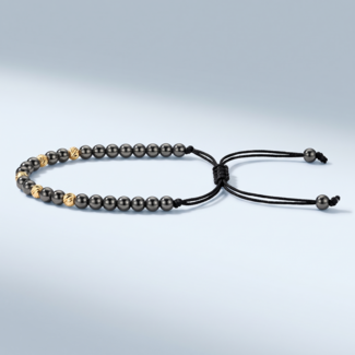 Gouden Dorika Armband met Ronde Balletjes
