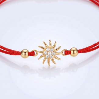 Gouden Zon Armband