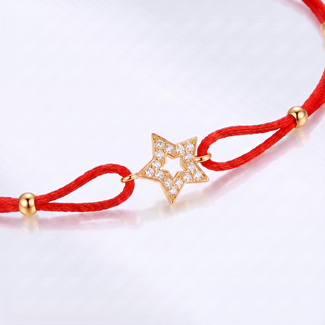Gouden Ster Armband met Zirkonia