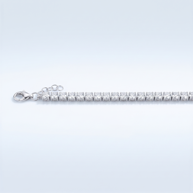 14 Karaat Witgouden Tennisarmband Zirkonia 2mm
