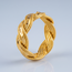 22 Karaat Gouden Ring, Meerstrengen Gevlochten en Gedraaid