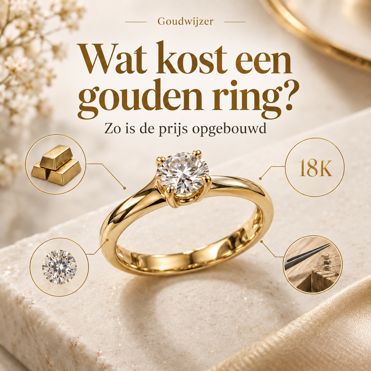 Wat kost een gouden ring? Zo is de prijs opgebouwd