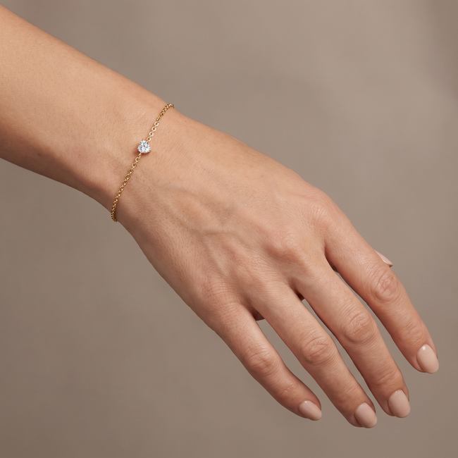 Diamanten Armband, Hartvorm, 0.27 Karaat