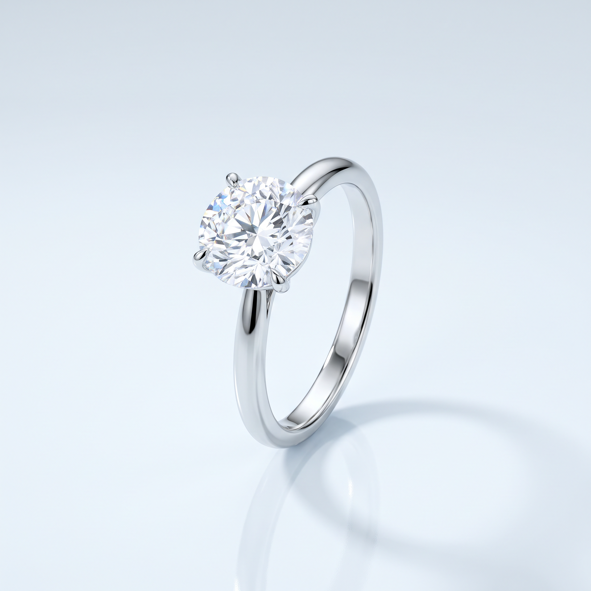 Ring met lab grown diamant