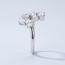 14 Karaat Witgouden Open Ring, Lab Diamanten 2,27 ct