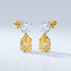 Lab Diamanten Oorbellen met Hart en Peer