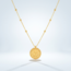 Gouden Ketting met Çeyrek Reşat Hanger en Dorika  22 Karaat Goud