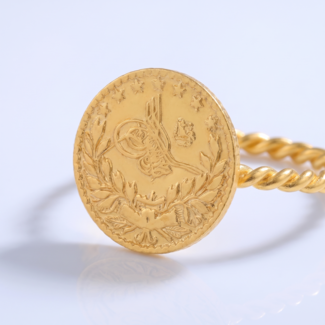 Gedraaide Çeyrek Reşat Ring