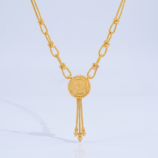 Gouden Collier met Çeyrek Reşat Munt