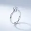 Solitaire Ring met Diamant 0,20 ct 14 Karaat Witgoud