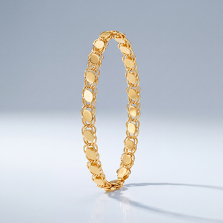 Roodgouden Burma Armband