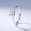 14 Karaat Witgouden Verlovingsring met Diamant
