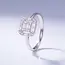 14 Karaat Witgouden Art Deco Ring Baguette Diamant