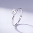18 Karaat Witgouden Solitair Ring met Diamant