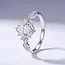 14 Karaat Witgouden Vintage Topaas Ring