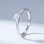 14 Karaat Witgouden Princess Cut Ring Diamant