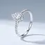 Witgouden Baguette Ring met Diamant