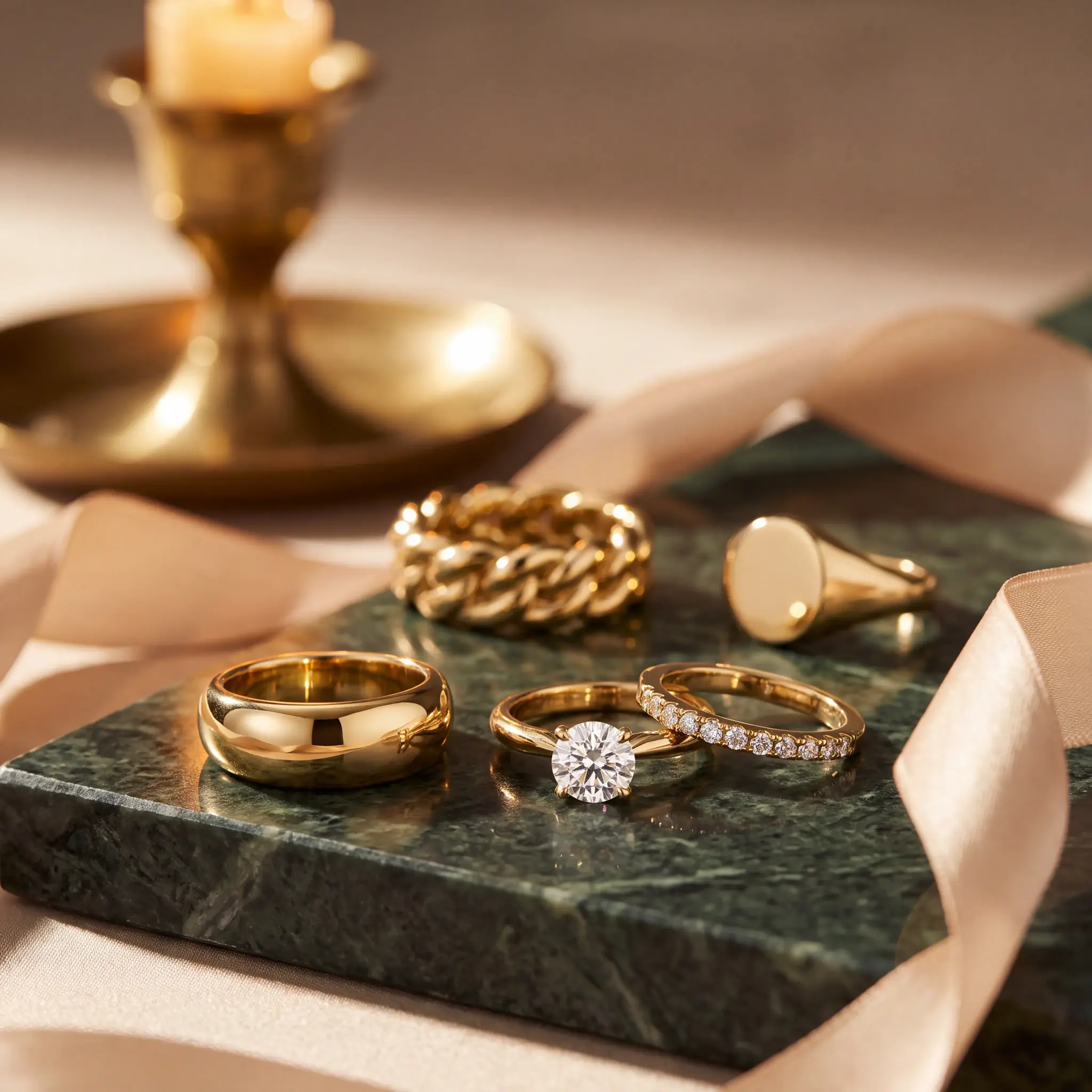 18 karaat gouden ringen