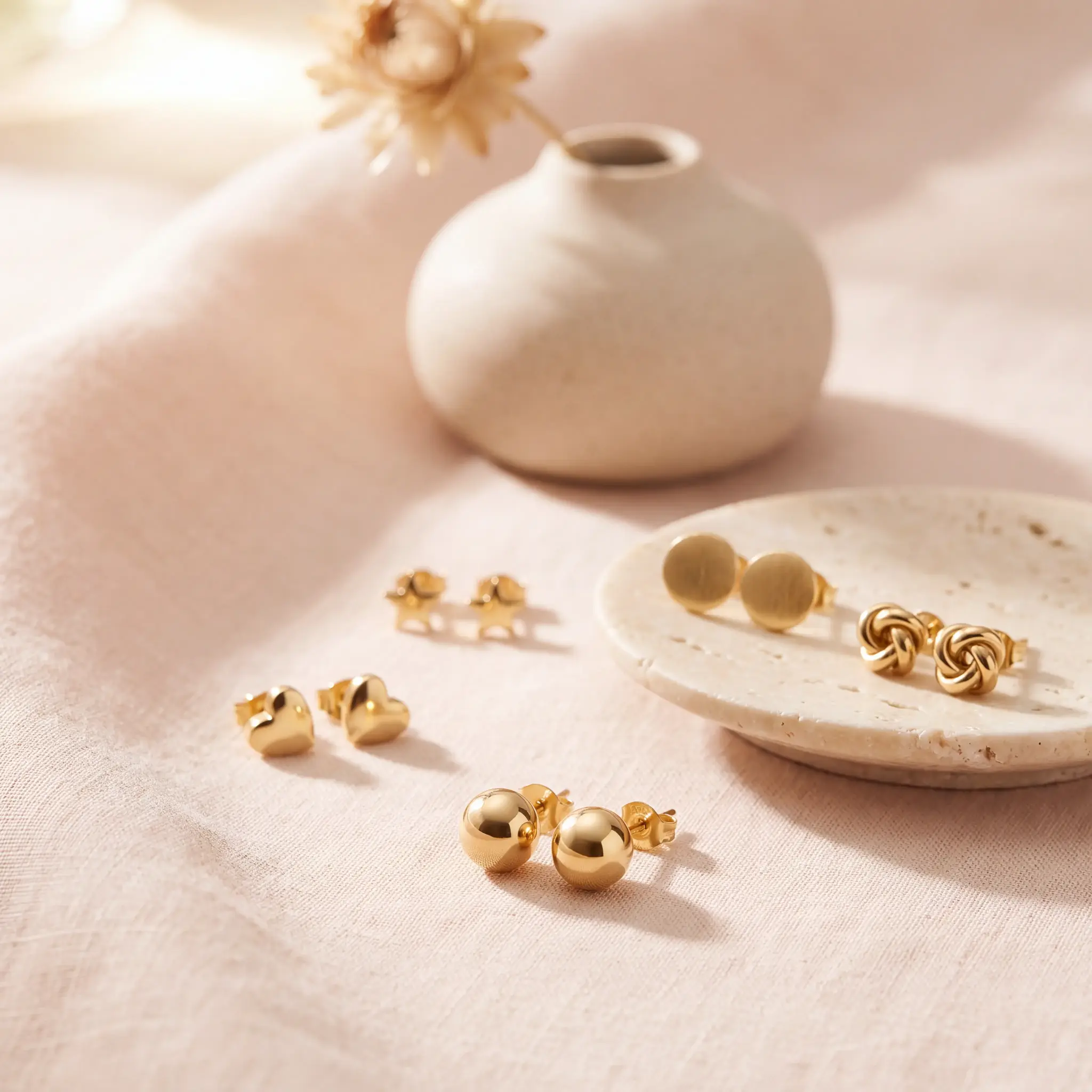 Gouden oorknopjes