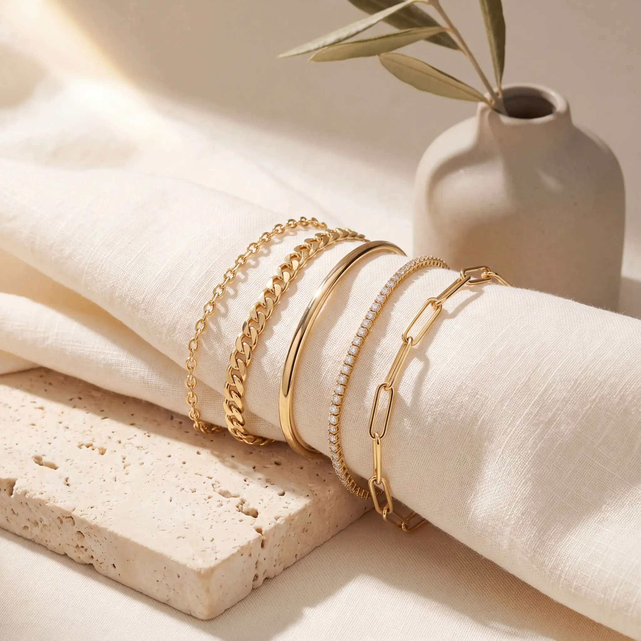 14 karaat gouden armbanden