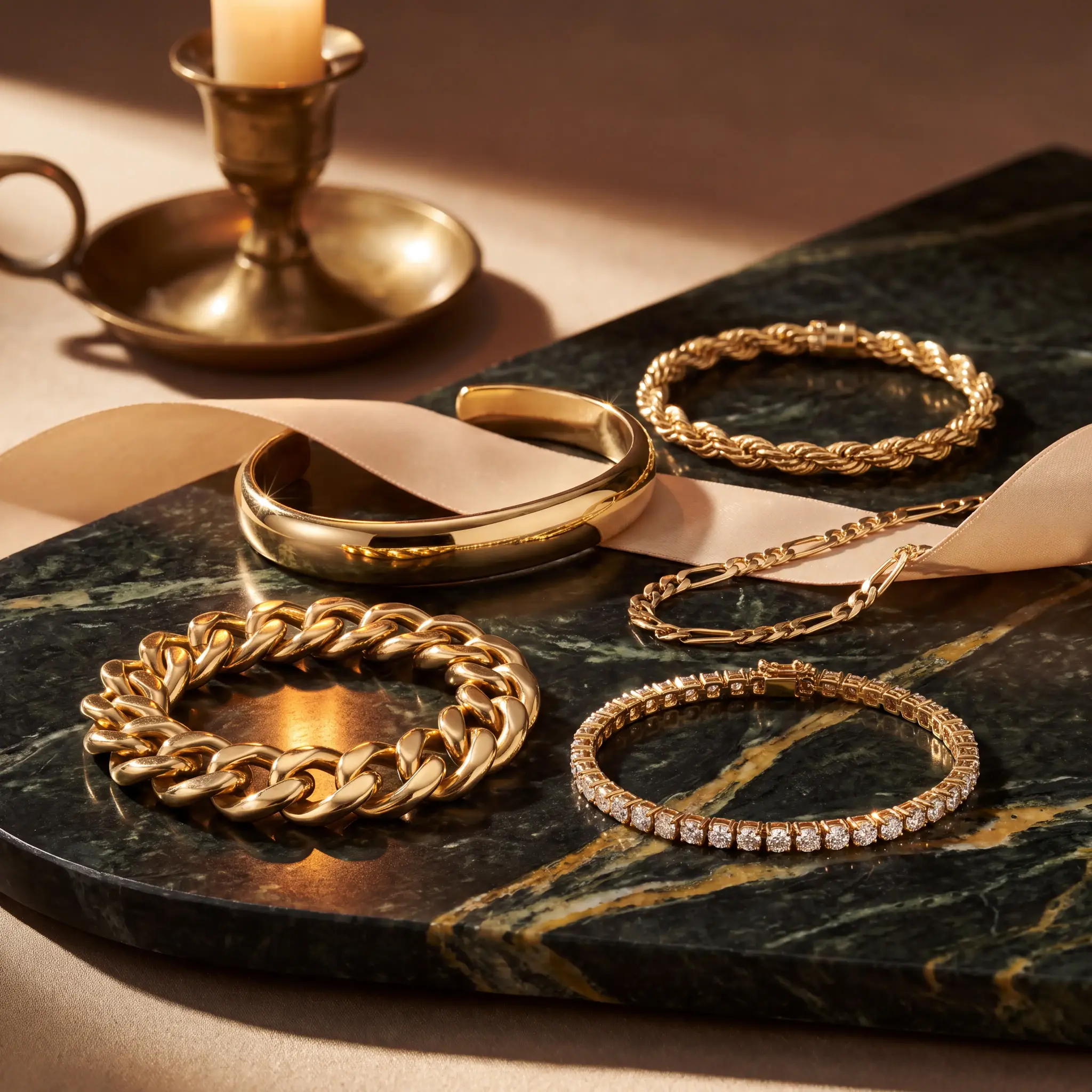 18 karaat gouden armbanden
