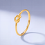 Roodgouden knoop ring 22 karaat